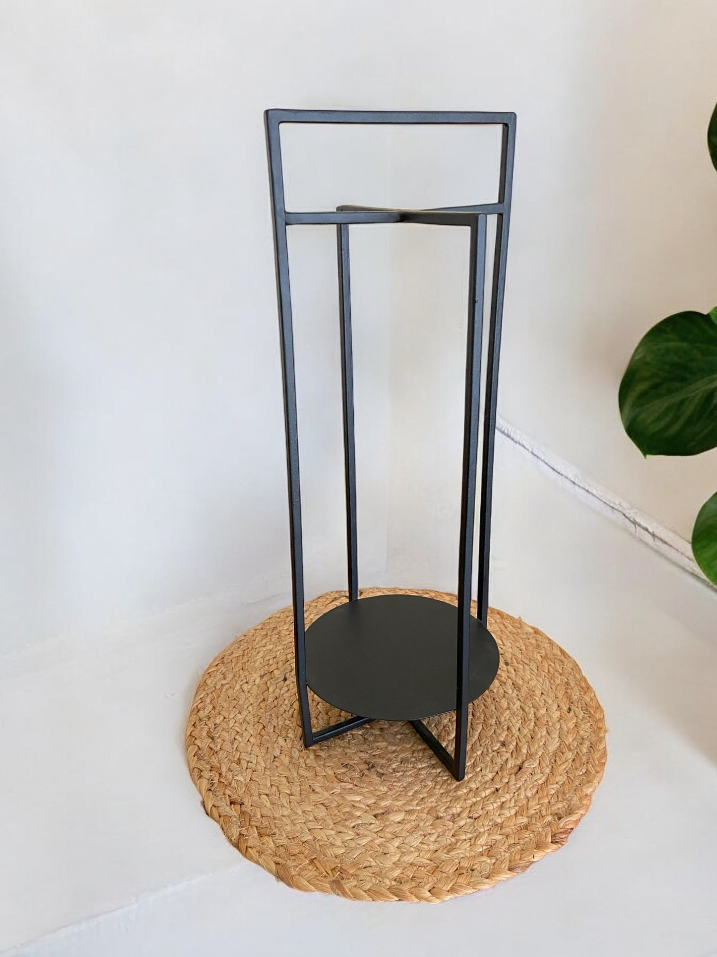 Metallic Planter Stand for Small Plants or Candle